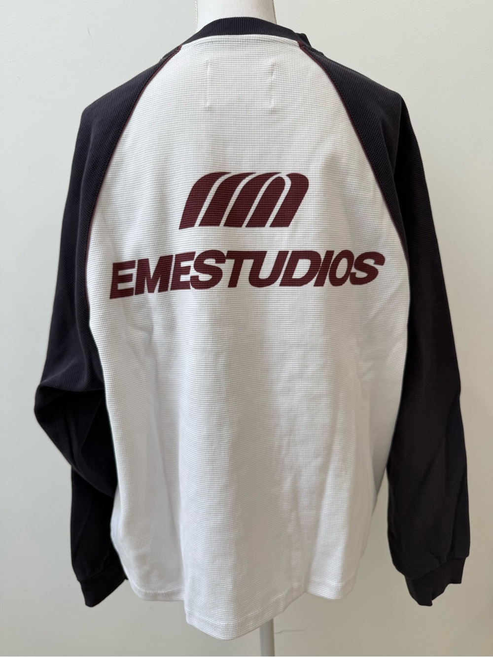 Navy Waffle Long Sleeve - Picture 5 of 7